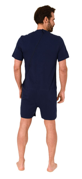 Pflegeoverall unisex kurz mit Bein- und Rücken-RV