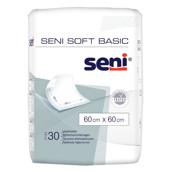 Seni Soft Basic Krankenunterlage 60 x 60 cm