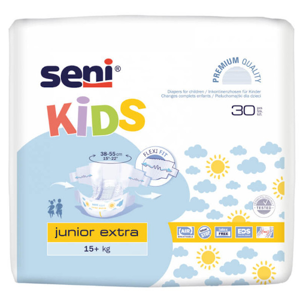 Seni Kids Junior Extra 15-30 kg, 5x30 Stk.