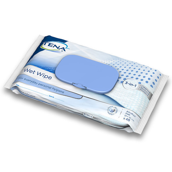 TENA Wet Wipe 3-in-1 Tücher