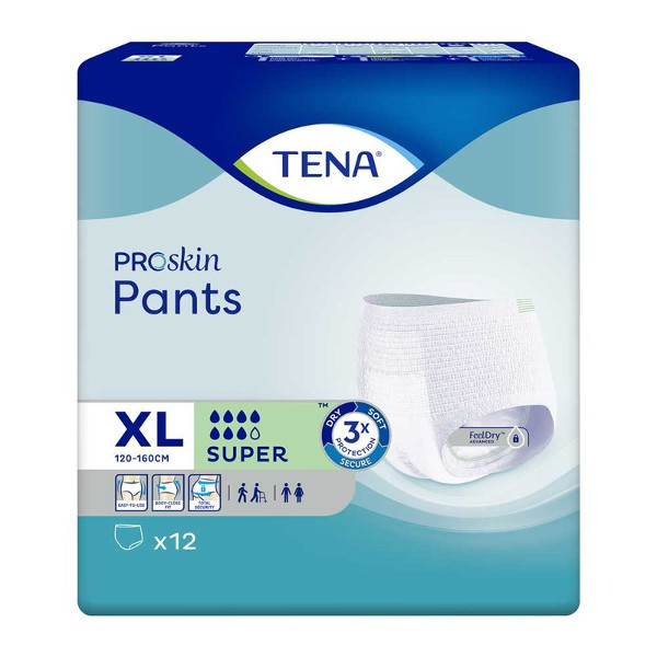 TENA ProSkin Pants Super XL ConfioFit, 4 x 12 Stk. Tena Pants